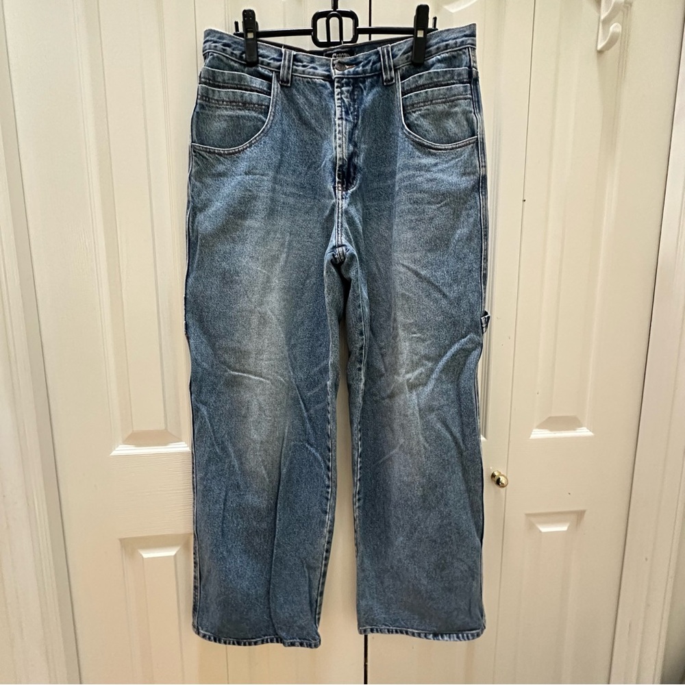 Seacow Men Classic Blue Relaxed Fit Jeans 36